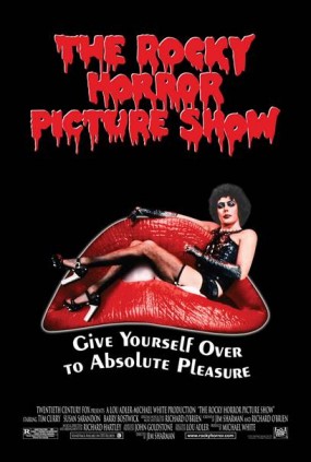 Poster for Rocky Horror Picture Show.