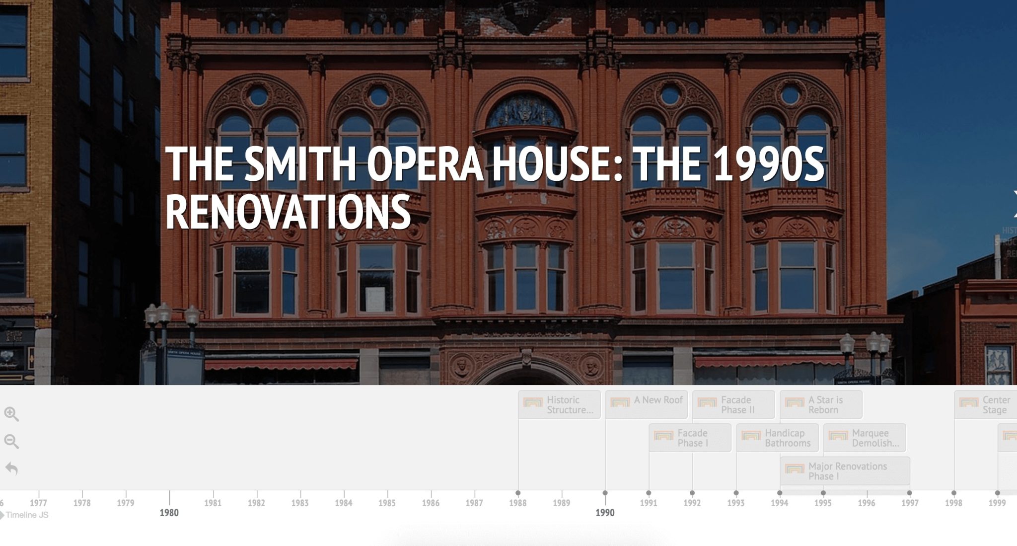 SMITH HISTORY BLOG: Interactive Timeline of 1990s Renovations