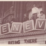 The Fearless Five are pictured here on the Smith’s old marquee. From left to right, they are Steve Hastings, Paul Brown, Dan Belliveau, Ken Camera, and Jeff Rathaus (McNally 76).