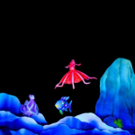 Mermaid Theater of Nova Scotia presents Rainbow Fish with black light puppets