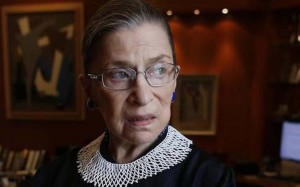 Portrait of US Supreme Court Justice Ruth Bader Ginsburg
